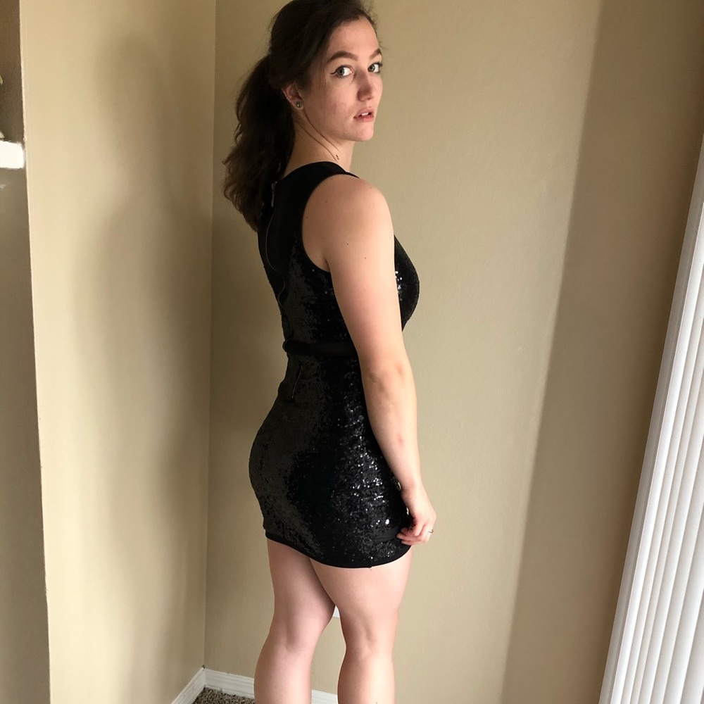 Black Sequent Dress